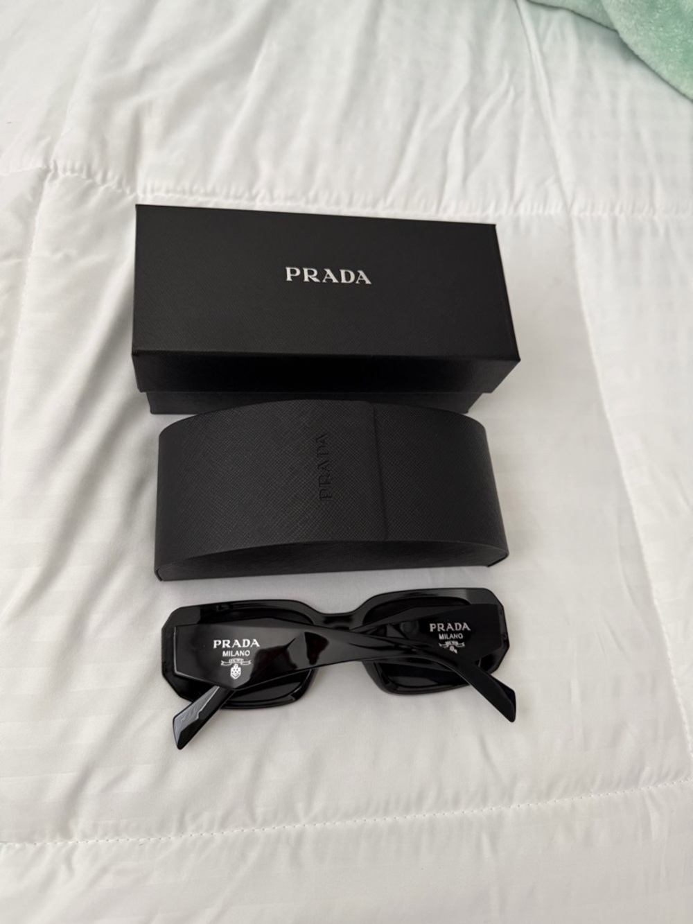 Prada All Black Sunglasses - Picture 3 of 3